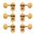 Waverly Guitar Tuners with Vintage Oval Knobs for Slotted Pegheads, Gold, 3L/3R