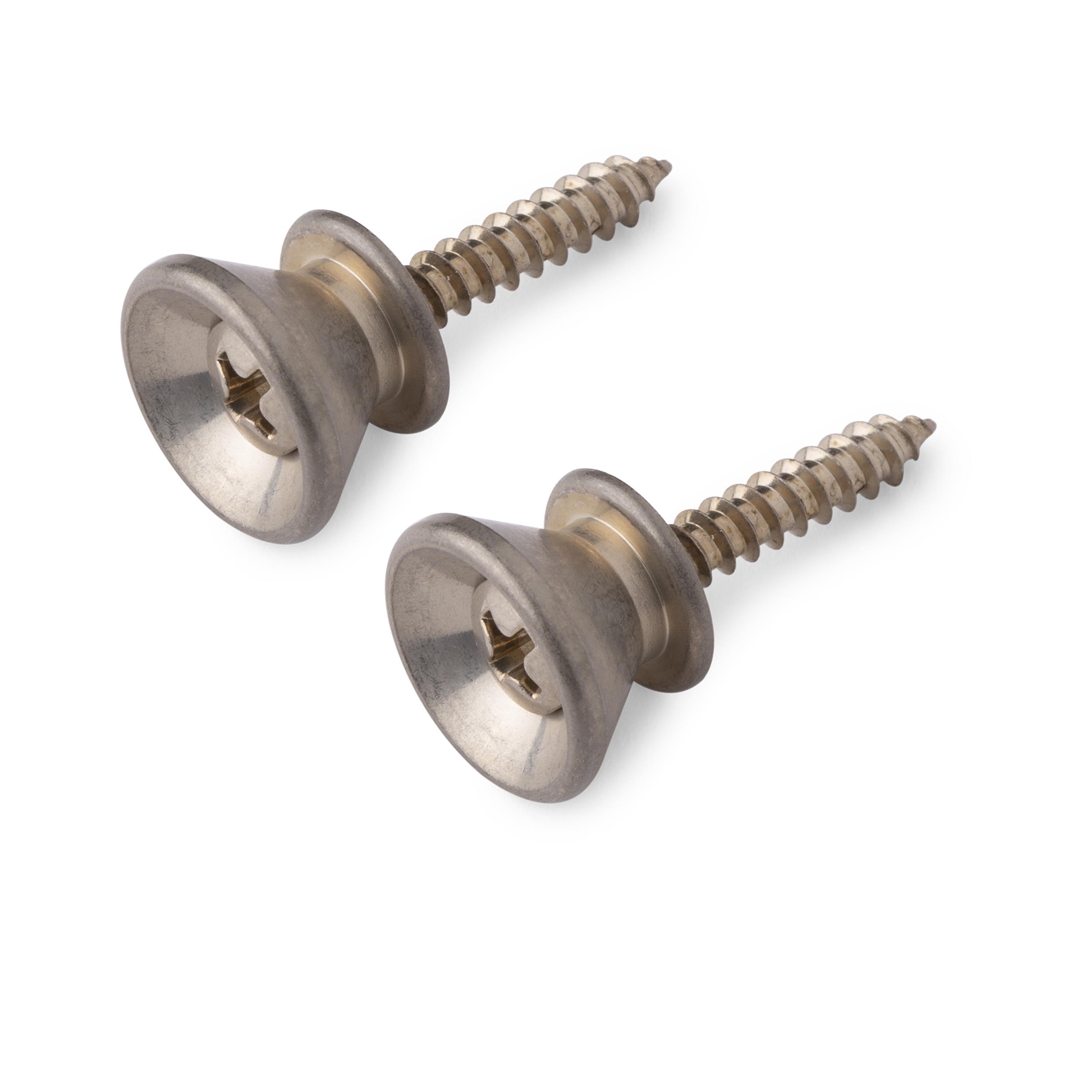 Strap Buttons, Relic Nickel, set of 2 Strap Buttons, Relic Nickel, set of 2