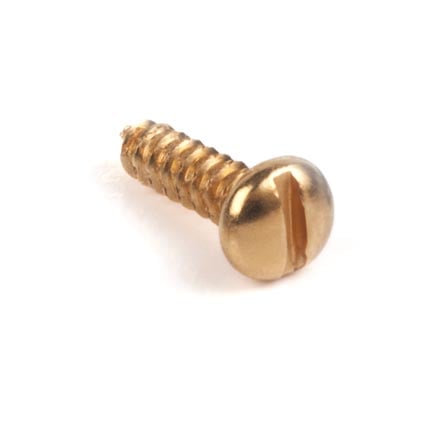 Tuner Screws for Solid Pegheads, Slotted, gold Tuner Screws for Solid Pegheads, Slotted, gold