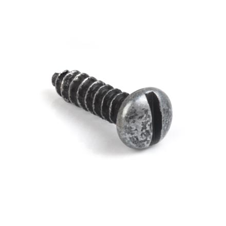 Tuner Screws for Solid Pegheads, Slotted, relic nickel Tuner Screws for Solid Pegheads, Slotted, relic nickel