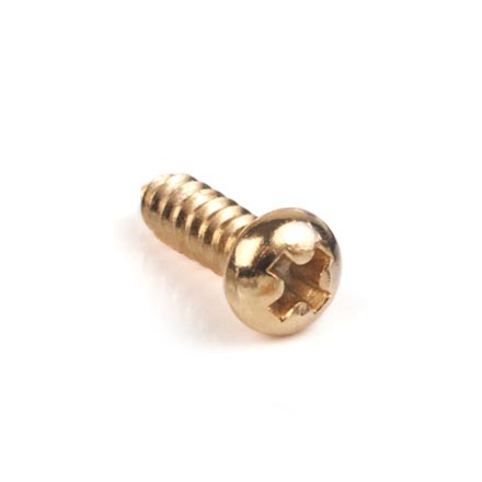Tuner Screws for Solid Pegheads, Phillips, gold Tuner Screws for Solid Pegheads, Phillips, gold
