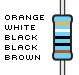 Resistors, 390-ohm, 1% tolerance Resistors, 390-ohm, 1% tolerance