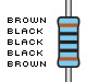 Resistors, 100-ohm, 1% tolerance Resistors, 100-ohm, 1% tolerance