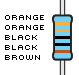 Resistors, 330-ohm, 1% tolerance Resistors, 330-ohm, 1% tolerance