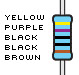 Resistors, 470-ohm, 1% tolerance Resistors, 470-ohm, 1% tolerance