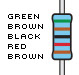 Resistors, 51K-ohm, 1% tolerance Resistors, 51K-ohm, 1% tolerance