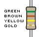 Resistors, 510K-ohm, 5% tolerance Resistors, 510K-ohm, 5% tolerance
