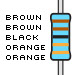 Resistors, 3.3K-ohm, 1% tolerance Resistors, 3.3K-ohm, 1% tolerance