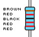 Resistors, 22K-ohm, 1% tolerance Resistors, 22K-ohm, 1% tolerance
