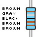 Resistors, 1.8K-ohm, 1% tolerance Resistors, 1.8K-ohm, 1% tolerance