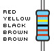 Resistors, 2.4K-ohm, 1% tolerance Resistors, 2.4K-ohm, 1% tolerance