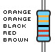 Resistors, 33K-ohm, 1% tolerance Resistors, 33K-ohm, 1% tolerance