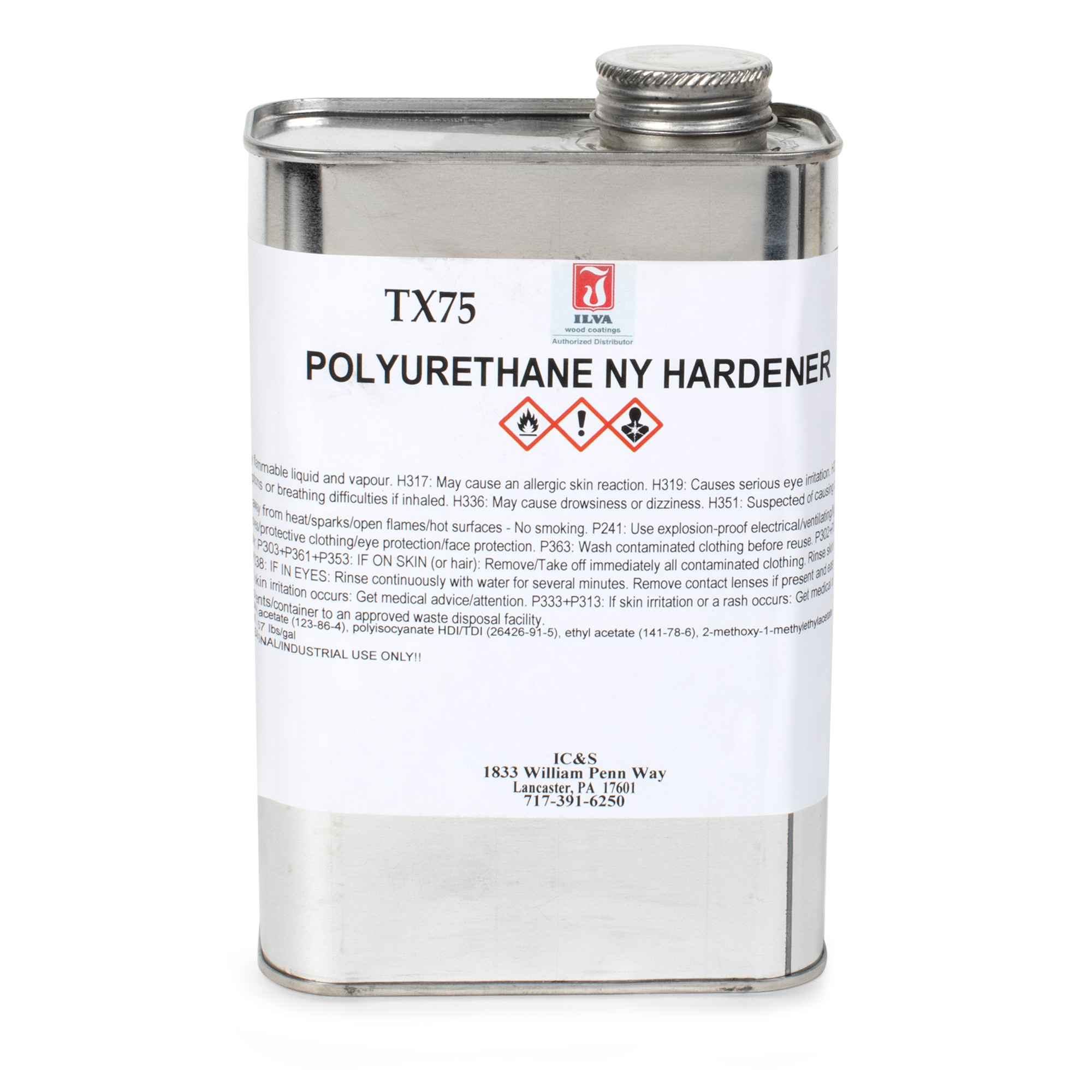 Ilva Polyurethane Finishes and Solvents, ILVA Polyurethane NY Hardener Ilva Polyurethane Finishes and Solvents, ILVA Polyurethane NY Hardener