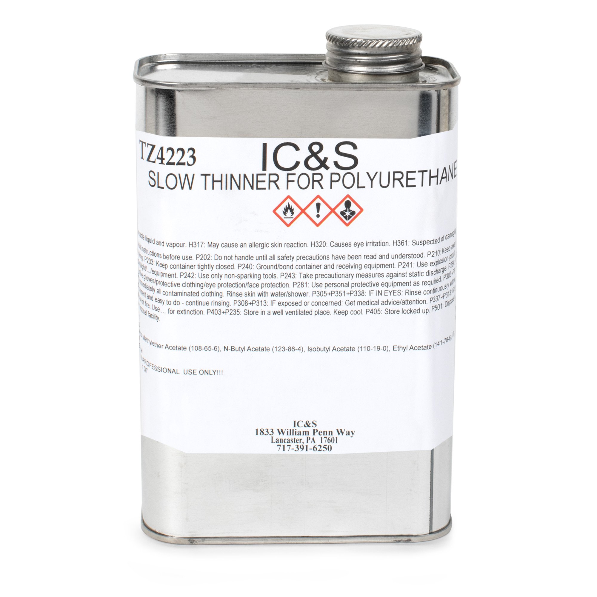 Ilva Polyurethane Finishes and Solvents, IC&S Slow Thinner for Polyurethane Ilva Polyurethane Finishes and Solvents, IC&S Slow Thinner for Polyurethane