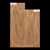 African Mahogany Body Blank, 2-Piece (9.5 lb) - 452