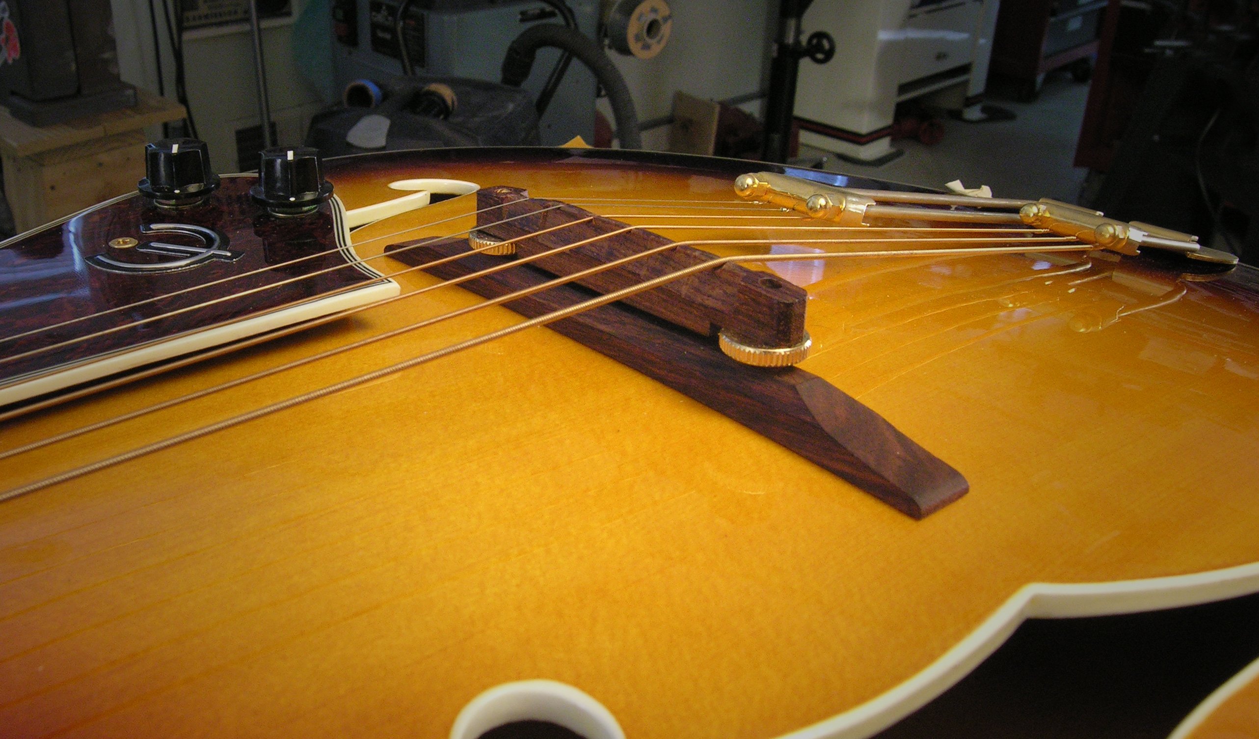 setting up an archtop guitar