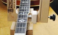 Photo: installing the peg